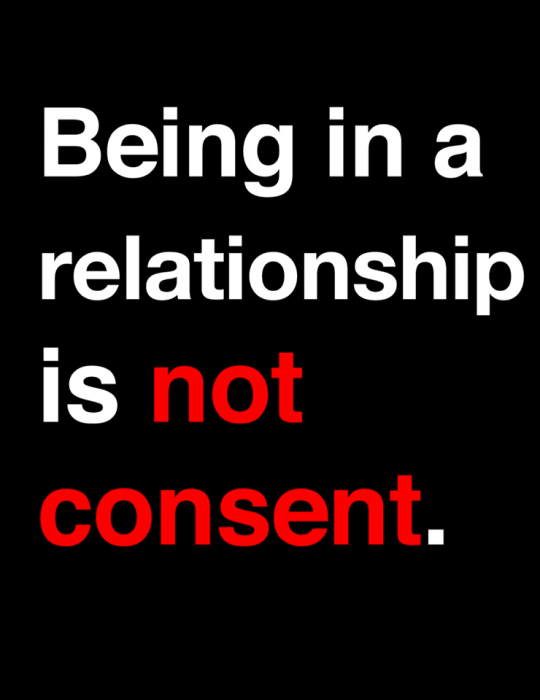 Being in a relationship is not consent.