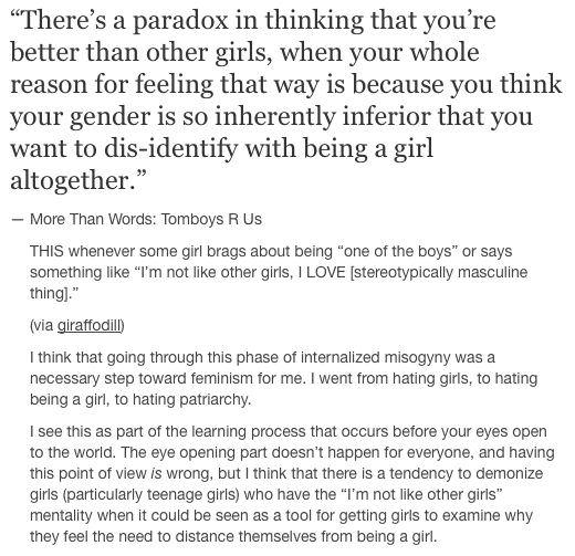 internalized misogyny