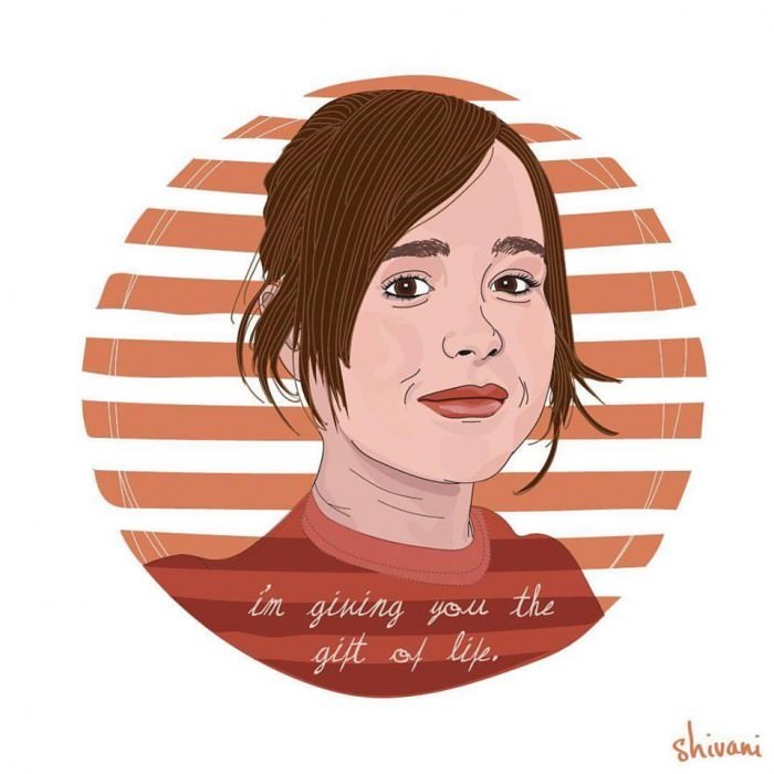 "I'm giving you the gift of life; screaming, pooping life." —Juno, played by Ellen Page in Juno (2007)