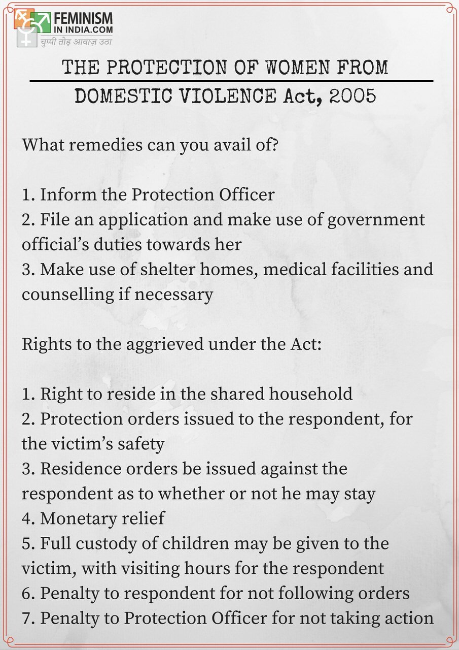 The Protection of Women from Domestic Violence Act, 2005