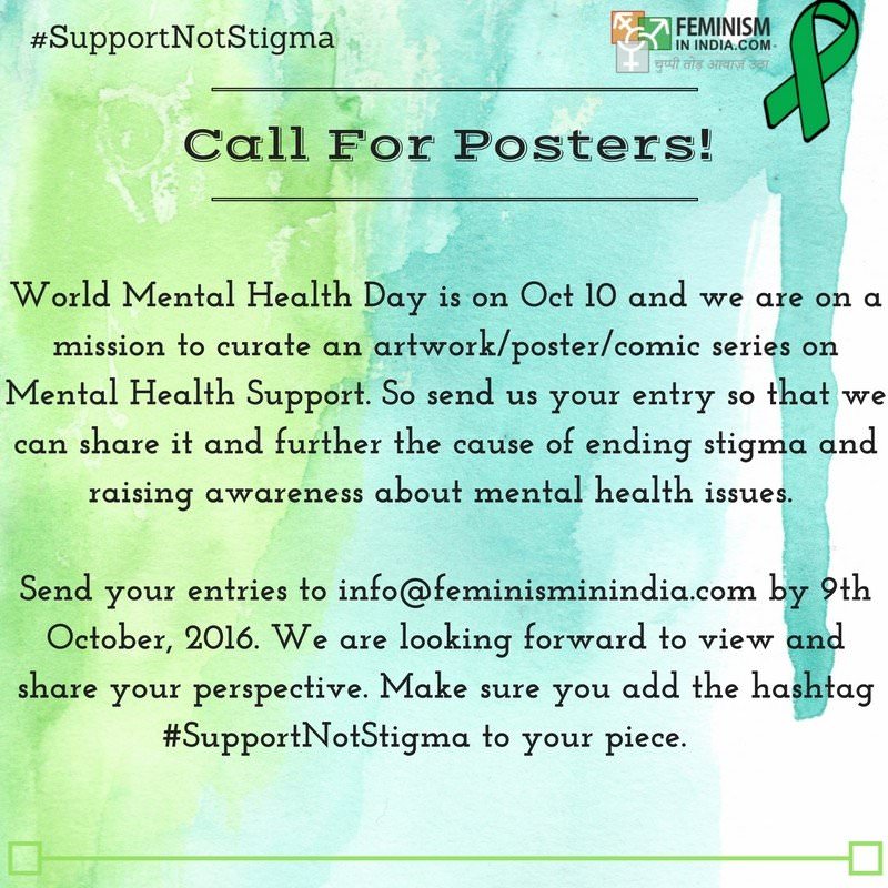 #SupportNotStigma mental health campaign